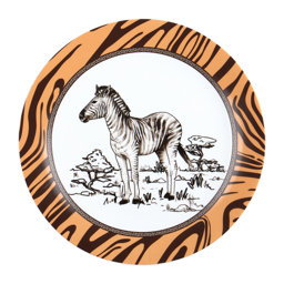 Show details for Assiette à dessert Porcelaine
Gamme TANGANYIKA
Ø 21 cm
Coloris Blanc-marron
Décor Zèbre Picture of Assiette à dessert Porcelaine
Gamme TANGANYIKA
Ø 21 cm
Coloris Blanc-marron
Décor Zèbre
