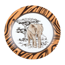 Show details for Assiette à dessert Porcelaine
Gamme TANGANYIKA
Ø 21 cm
Coloris Blanc-marron
Décor Eléphant Picture of Assiette à dessert Porcelaine
Gamme TANGANYIKA
Ø 21 cm
Coloris Blanc-marron
Décor Eléphant