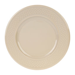 Show details for Assiette Plate Modèle Grain de Riz - Faïence Coloris Taupe - Ø 27 cm Picture of Assiette Plate Modèle Grain de Riz - Faïence Coloris Taupe - Ø 27 cm