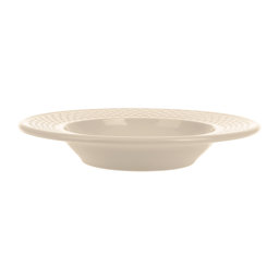 Show details for Assiette Creuse Modèle Grain de Riz - Faïence Coloris Taupe - Ø 22,5 cm Picture of Assiette Creuse Modèle Grain de Riz - Faïence Coloris Taupe - Ø 22,5 cm