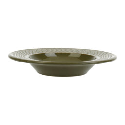 Show details for Assiette Creuse Modèle Grain de Riz - Faïence Kaki - Ø 22,5 cm Picture of Assiette Creuse Modèle Grain de Riz - Faïence Kaki - Ø 22,5 cm