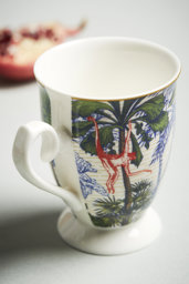 Show details for Mug 33 cl New bone Gamme SARUMBAYA Ø 8 cm H 10.5 cmColoris Blanc Décor Fleur Avec 1 boîte cadeau Picture of Mug 33 cl New bone Gamme SARUMBAYA Ø 8 cm H 10.5 cmColoris Blanc Décor Fleur Avec 1 boîte cadeau