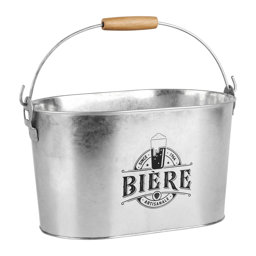 Show details for Seau à Bière en Zinc de 13L avec anse Picture of Seau à Bière en Zinc de 13L avec anse