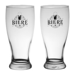 Show details for Lot de 2 Verres à Bière 56,5 cl Picture of Lot de 2 Verres à Bière 56,5 cl