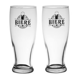 Show details for Lot de 2 Verres à Bière 33 cl Picture of Lot de 2 Verres à Bière 33 cl