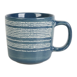 Show details for Mug 43 cl Grès Gamme SUIVEZ L'ARTISTE Ø 9 cm H 9 cm Coloris Bleu Picture of Mug 43 cl Grès Gamme SUIVEZ L'ARTISTE Ø 9 cm H 9 cm Coloris Bleu