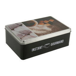 Show details for Boîte à sucre Métal Gamme INSTANT GOURMAND L 20 cm l 13 cm H 7 cm Picture of Boîte à sucre Métal Gamme INSTANT GOURMAND L 20 cm l 13 cm H 7 cm