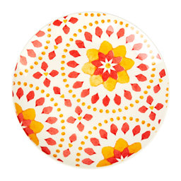 Show details for Assiette à dessert Porcelaine Gamme SURYA Ø 19 cm Coloris Noir-rouge Picture of Assiette à dessert Porcelaine Gamme SURYA Ø 19 cm Coloris Noir-rouge