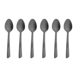 Show details for Cuillère à expresso Inox Le lot de 6 pièces Gamme MANHATTANL 11 cm Coloris Noir mat Picture of Cuillère à expresso Inox Le lot de 6 pièces Gamme MANHATTANL 11 cm Coloris Noir mat
