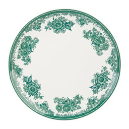Show details for Assiette plate Grès Gamme TOILE DE PRINTEMPS Ø 27.5 cm Coloris Blanc-vert Décor Feuille Picture of Assiette plate Grès Gamme TOILE DE PRINTEMPS Ø 27.5 cm Coloris Blanc-vert Décor Feuille