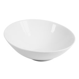 Show details for Saladier Porcelaine Forme inclinée L 23 cm l 22.5 cm H 9.5 cm Coloris Blanc Picture of Saladier Porcelaine Forme inclinée L 23 cm l 22.5 cm H 9.5 cm Coloris Blanc