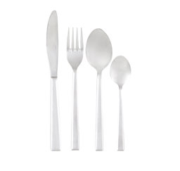 Show details for Ménagère 16 pièces Inox Gamme SMART Décor Zag Avec 4 couteaux L 22 cm, 4 fourchettes L 19 cm, 4 cuillères à soupe L 19.5 cm, 4 cuillères à café L 15 cm Picture of Ménagère 16 pièces Inox Gamme SMART Décor Zag Avec 4 couteaux L 22 cm, 4 fourchettes L 19 cm, 4 cuillères à soupe L 19.5 cm, 4 cuillères à café L 15 cm