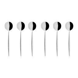 Show details for Cuillère expresso Inox brillant Le lot de 6 pièces Gamme BERGEN L 10 cm Picture of Cuillère expresso Inox brillant Le lot de 6 pièces Gamme BERGEN L 10 cm