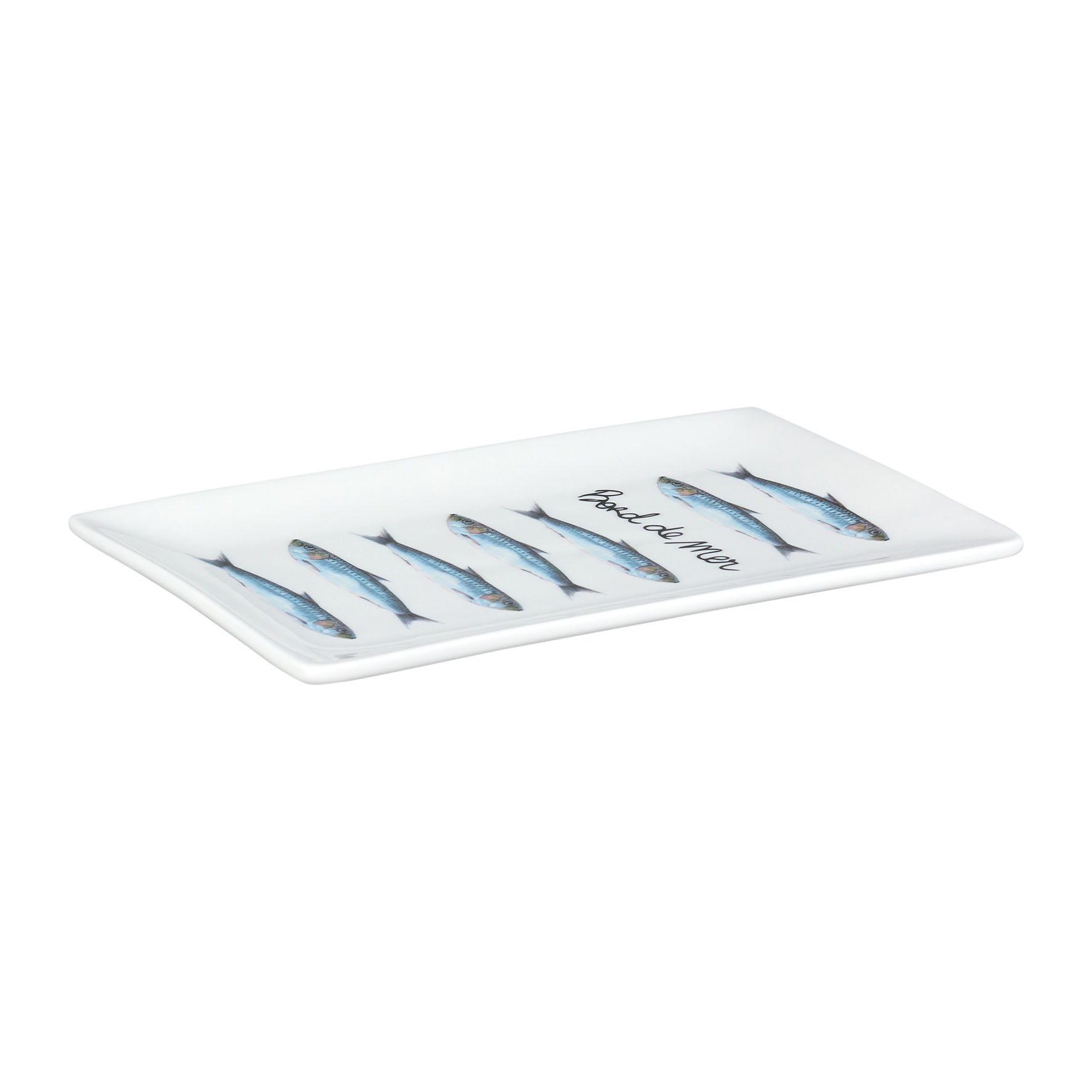 Picture of Assiette de présentation Porcelaine Forme rectangulaire
L 27 cm l 16 cm
Coloris Blanc
Décor Sardines