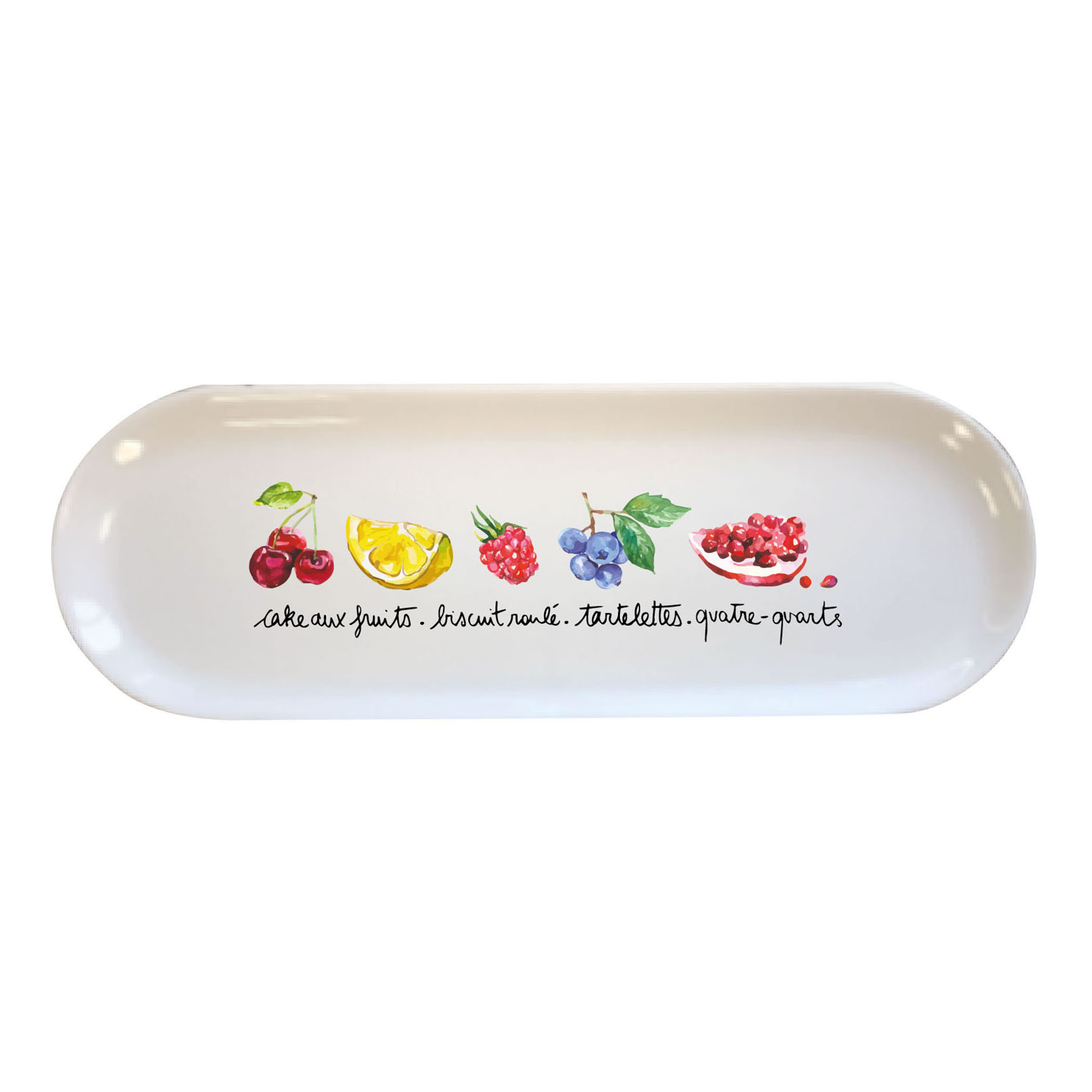 Picture of Plat de présentation Porcelaine Forme ovale
L 35.5 cm l 12.5 cm
Coloris Blanc
Décor Fruit